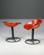 Traktör Oturağından Upcycle Tabureler - Çift - Görsel 5