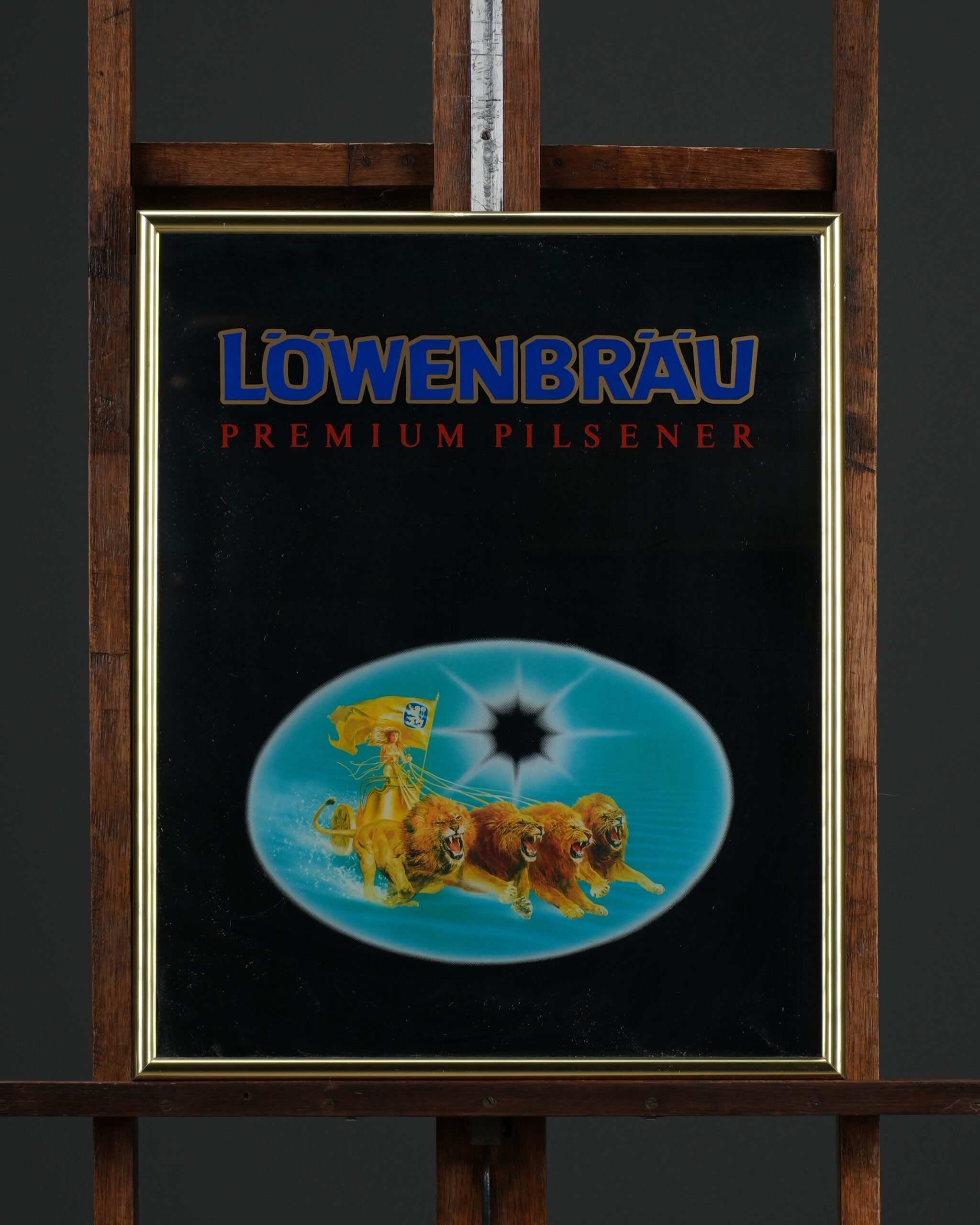 Löwenbrau Cam Altı Boyama Ayna