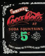 Coca-Cola Cam Altı Boyama Ayna - Görsel 2