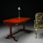 William IV Stili Kütüphane Masası