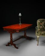 William IV Stili Kütüphane Masası