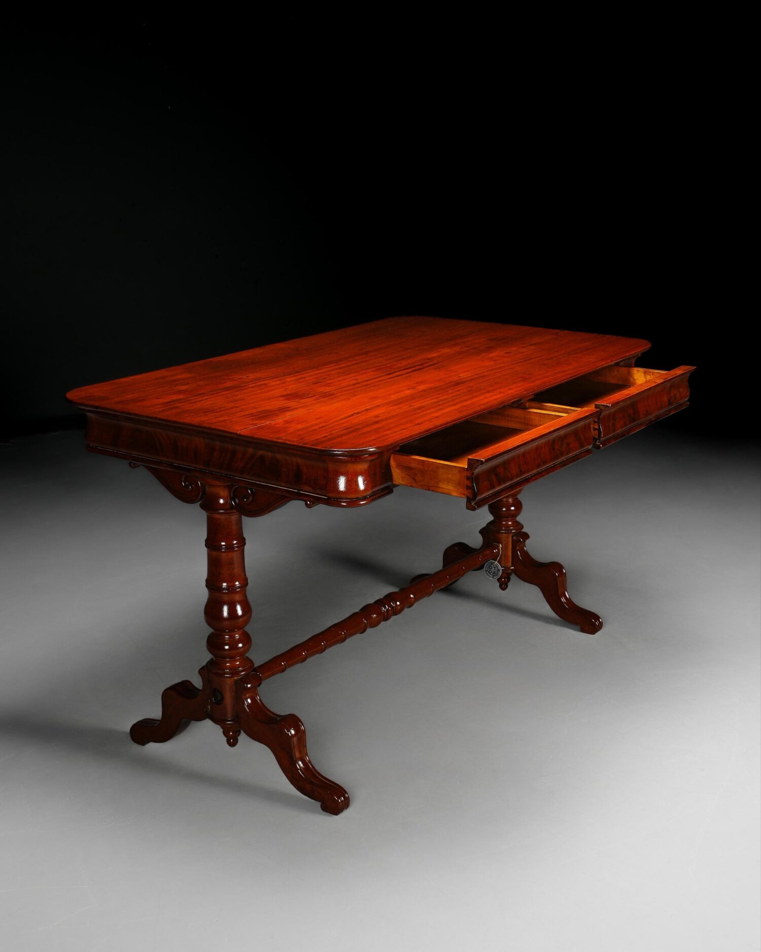 William IV Stili Kütüphane Masası - Görsel 2