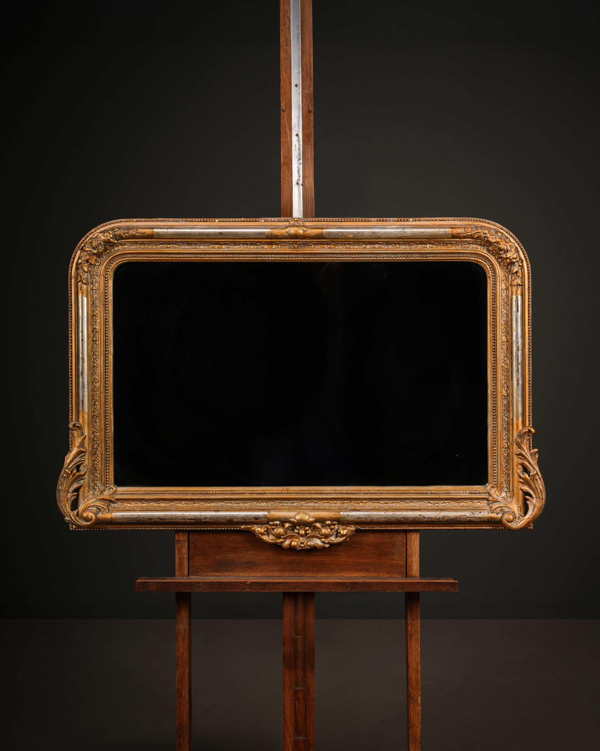 Akantus Yapraklı Louis Philippe Stili Fransız Ayna