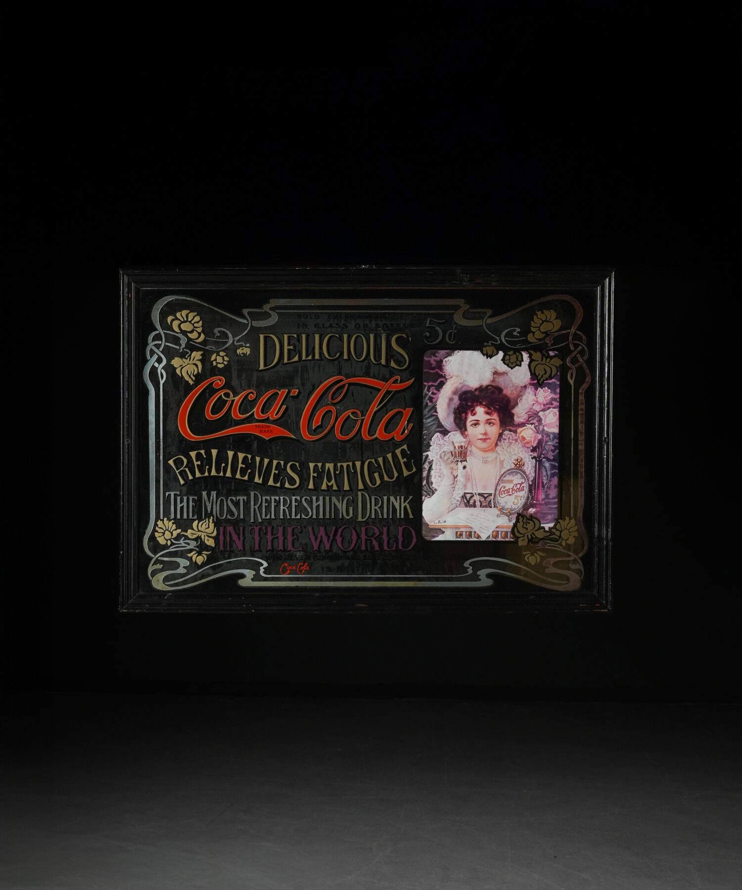 Coca-Cola Cam Altı Boyama Ayna
