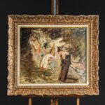 Yıkanan Kadınlar Yağlı Boya Tablo