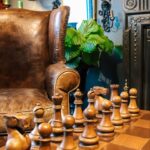 Büyük Ahşap Satranç Sehpası