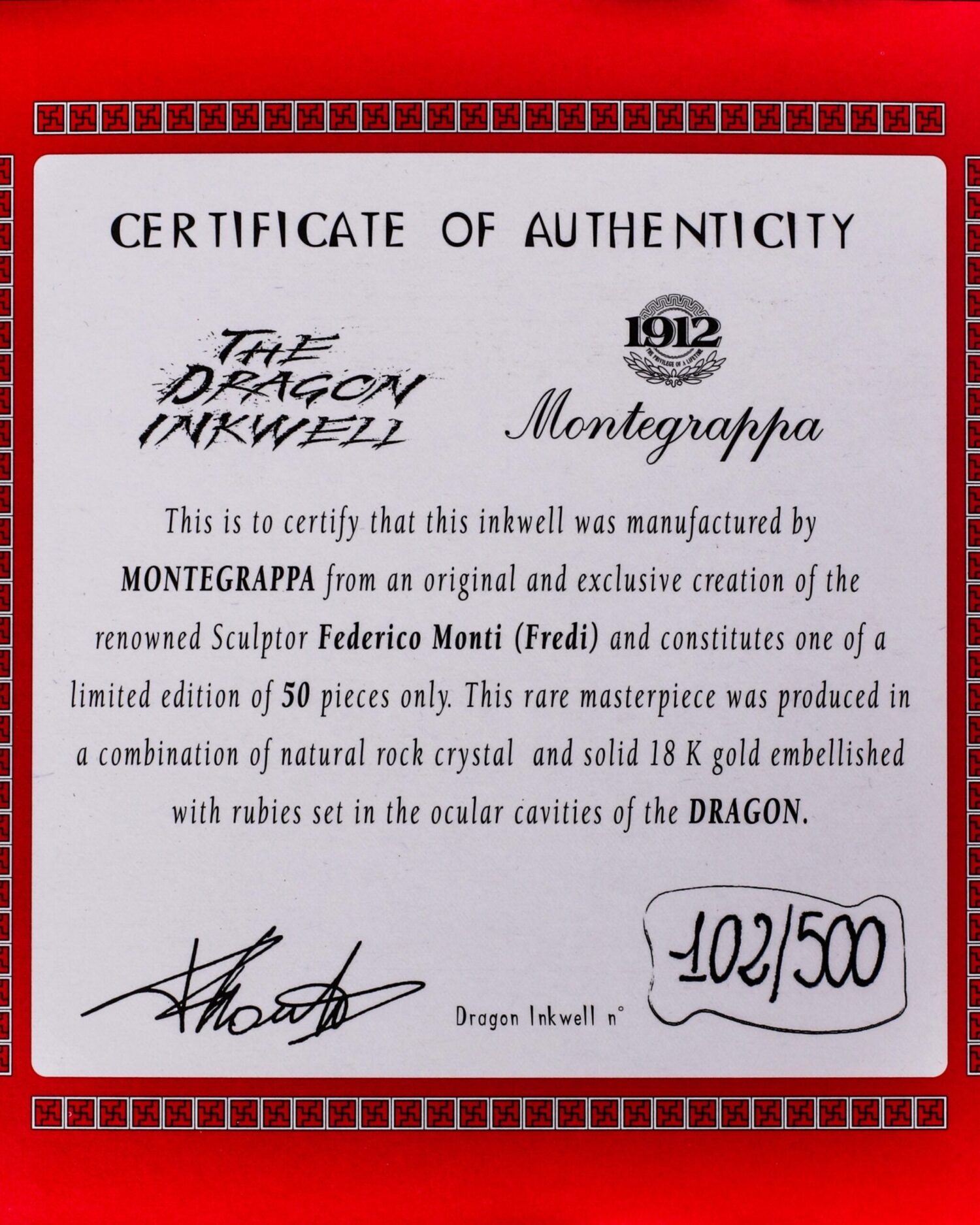 The Dragon Inkwell - Montegrappa - Görsel 10