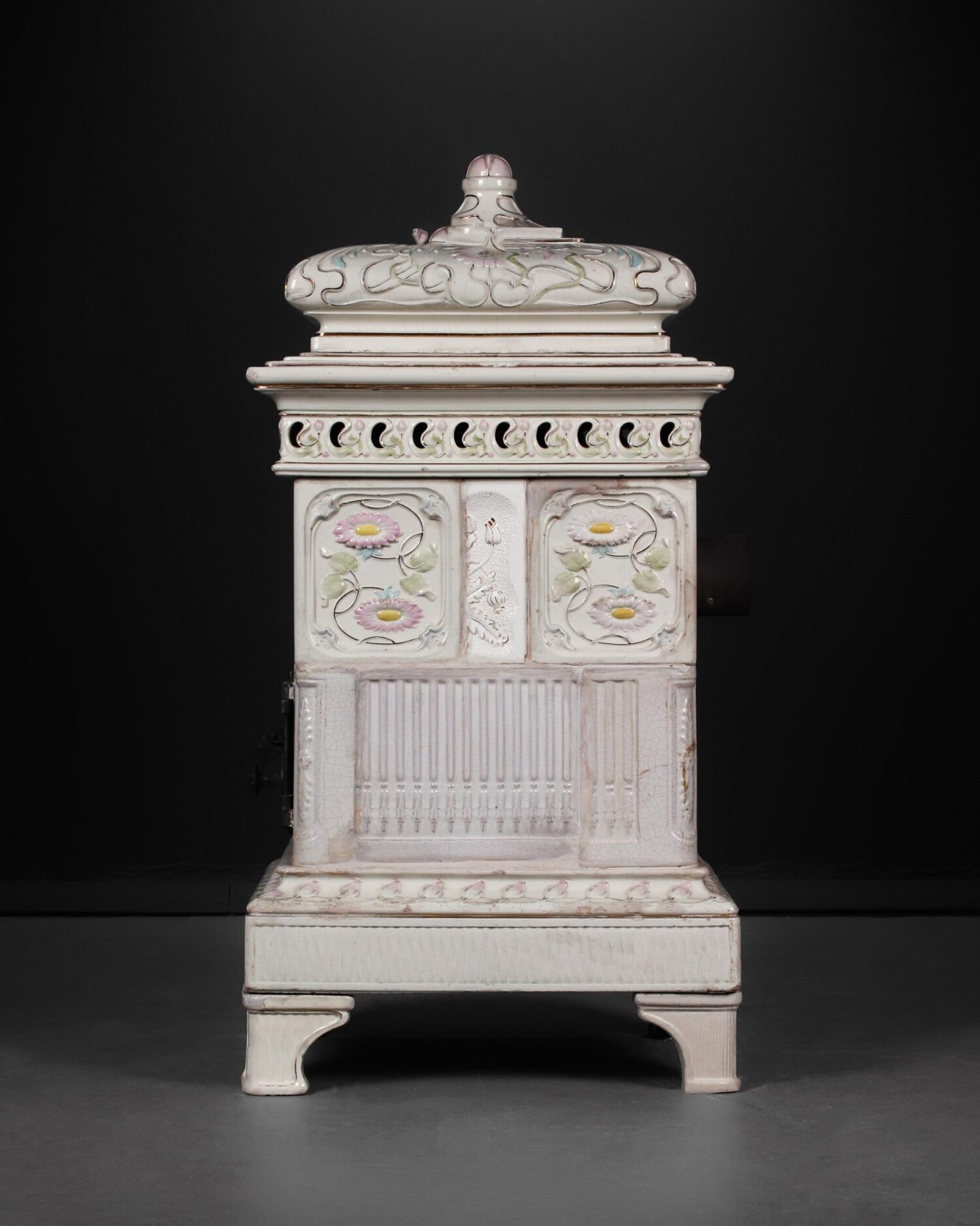 Çinili Art Nouveau Soba - Görsel 4