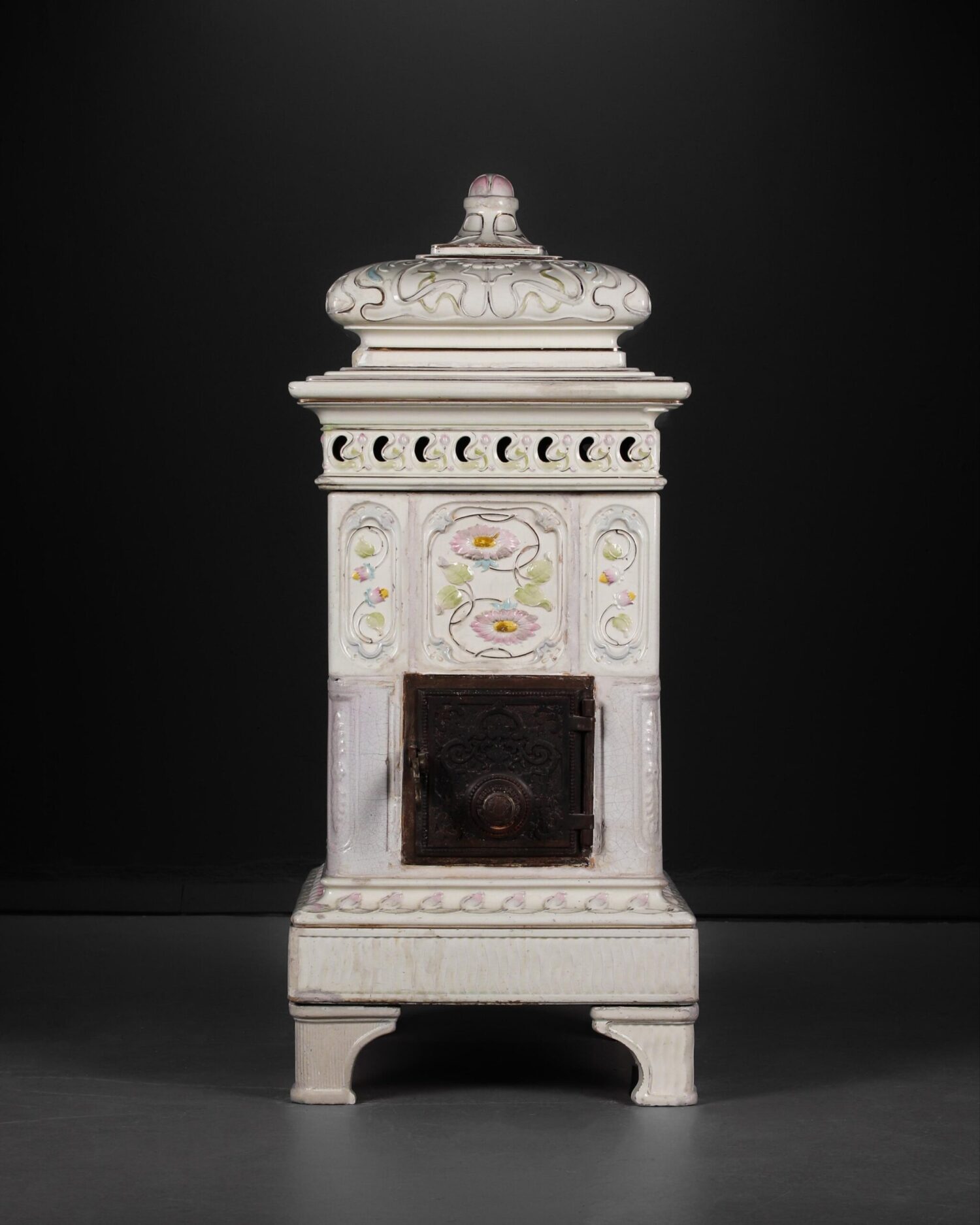 Çinili Art Nouveau Soba - Görsel 6