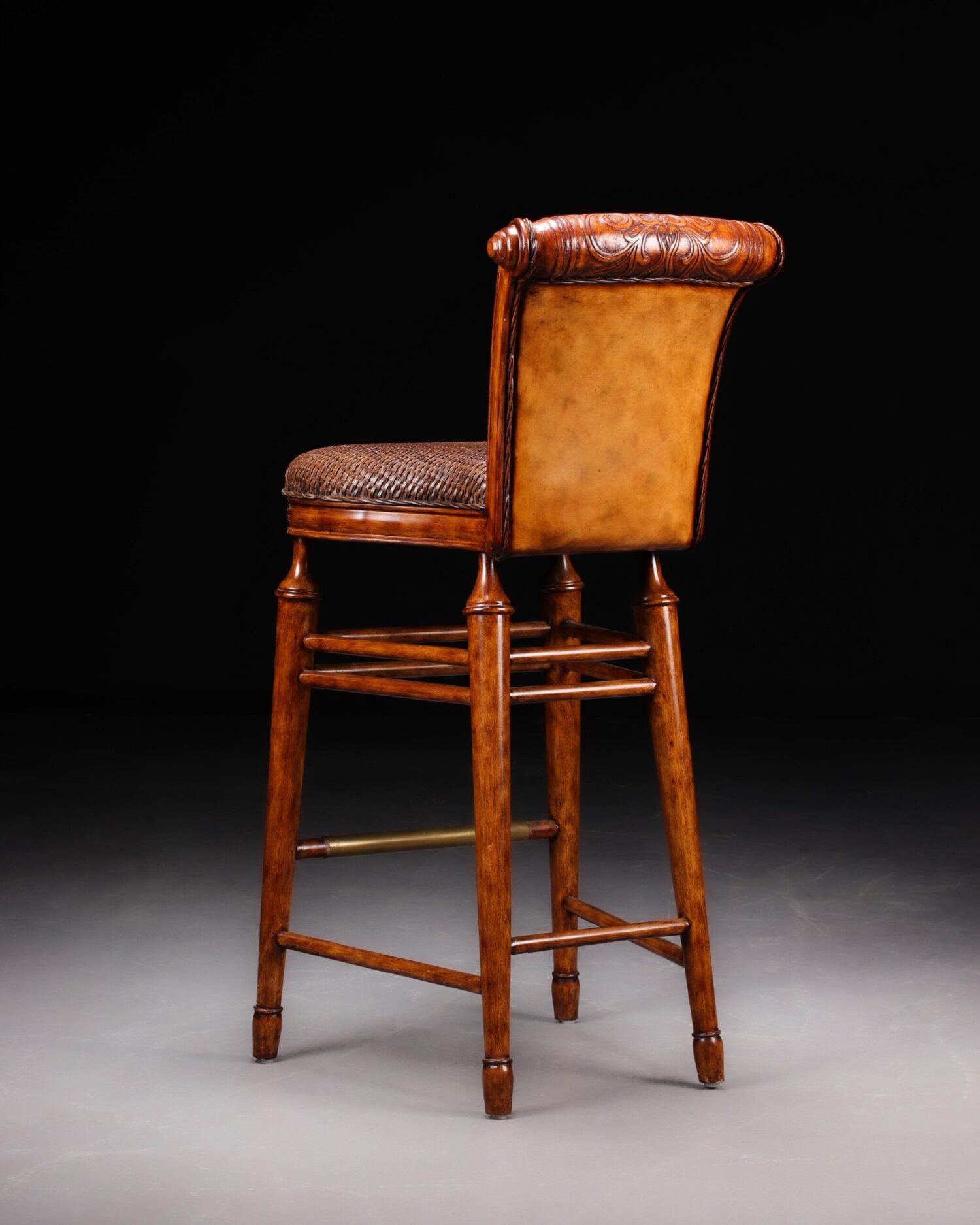 Thomasville Deri Bar Tabureleri - Adet - Görsel 4