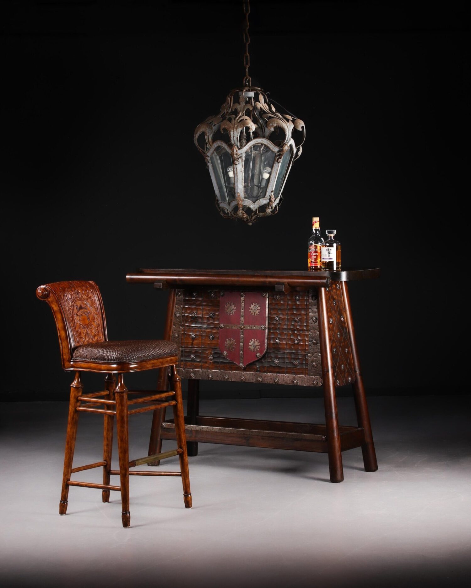 Thomasville Deri Bar Tabureleri - Adet - Görsel 5