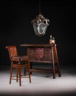 Thomasville Deri Bar Tabureleri - Adet - Kod 3796