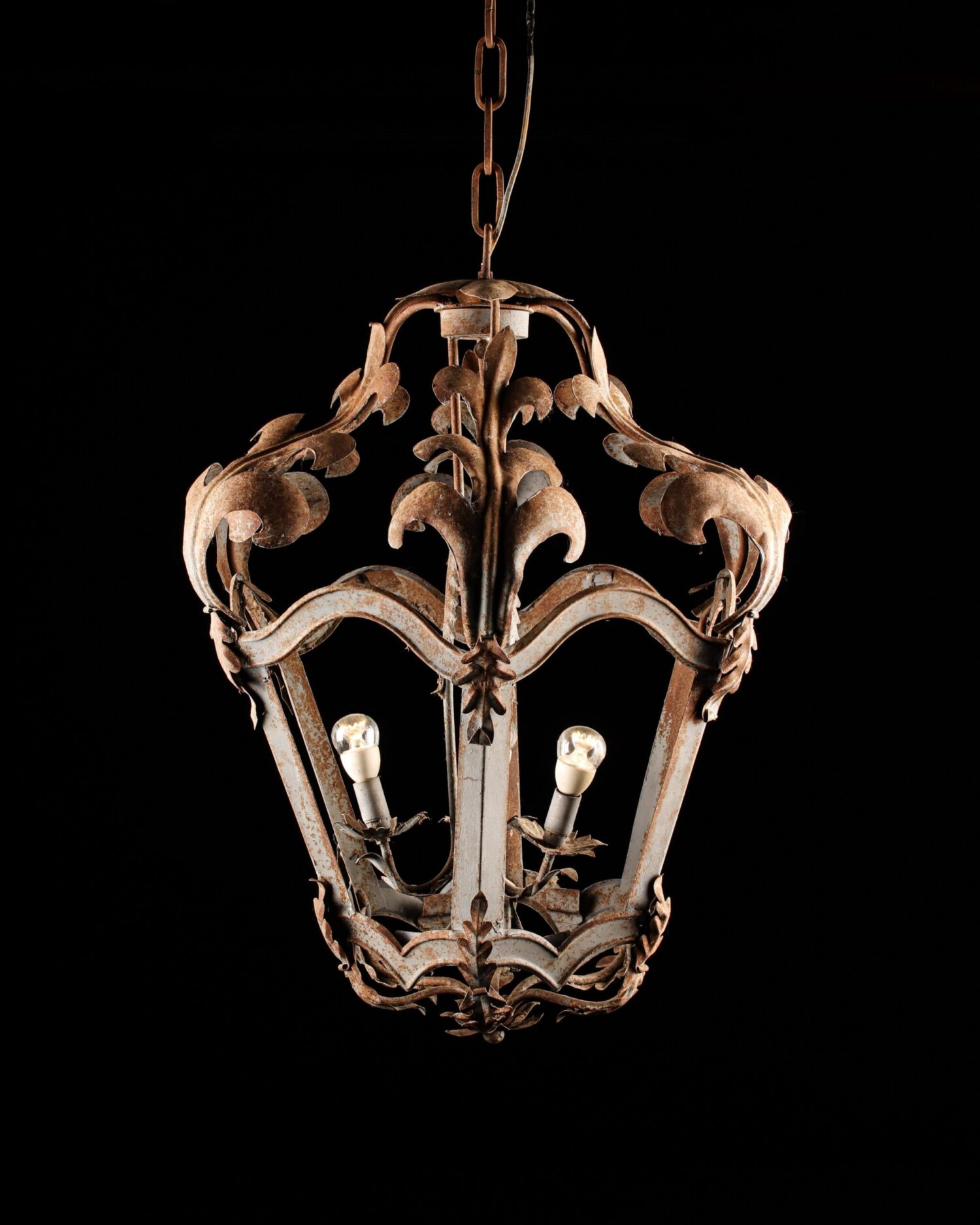 Büyük Demir Fener Lamba - Adet - Görsel 1