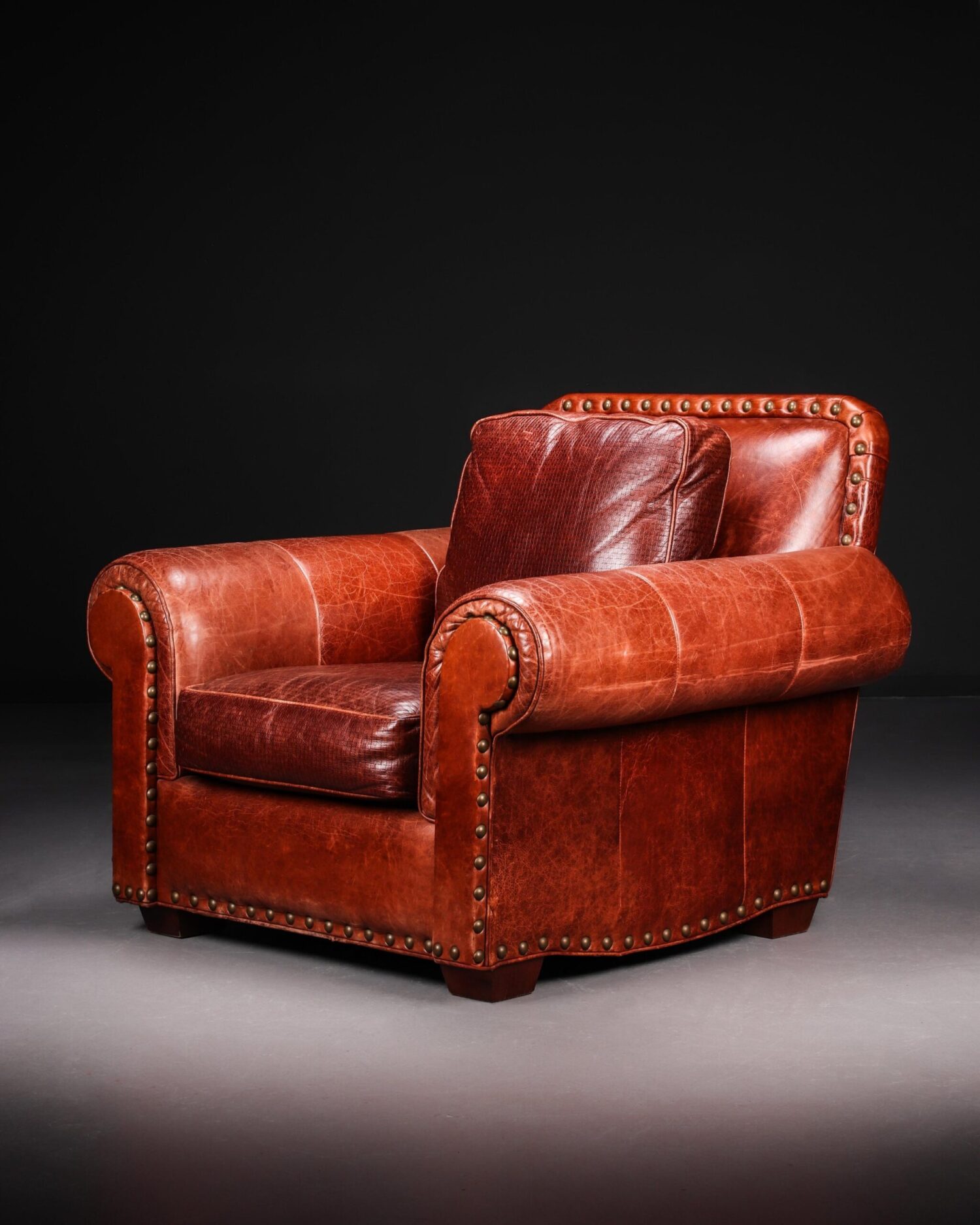 Thomasville Geniş Deri Koltuk - Görsel 2