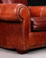 Thomasville Geniş Deri Koltuk - Görsel 5