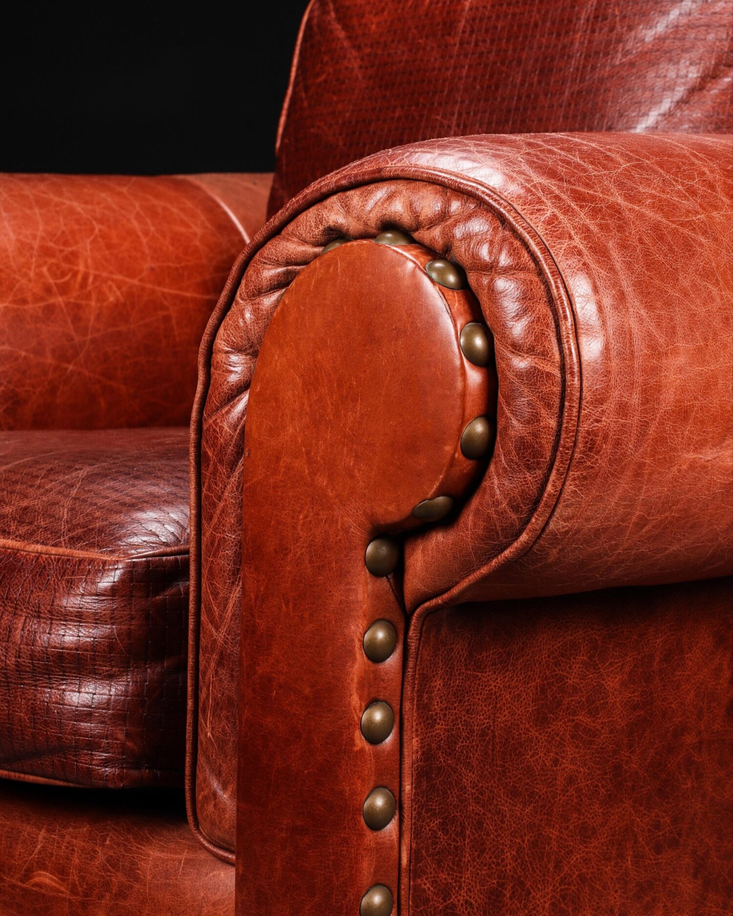 Thomasville Geniş Deri Koltuk - Görsel 8