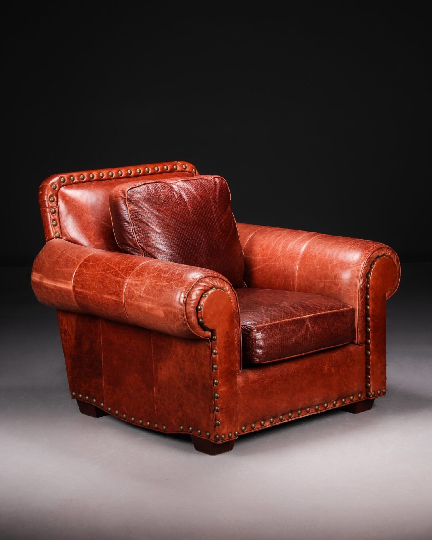 Thomasville Geniş Deri Koltuk - Görsel 6