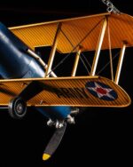 Boeing Stearman Büyük Model Uçak - Görsel 9