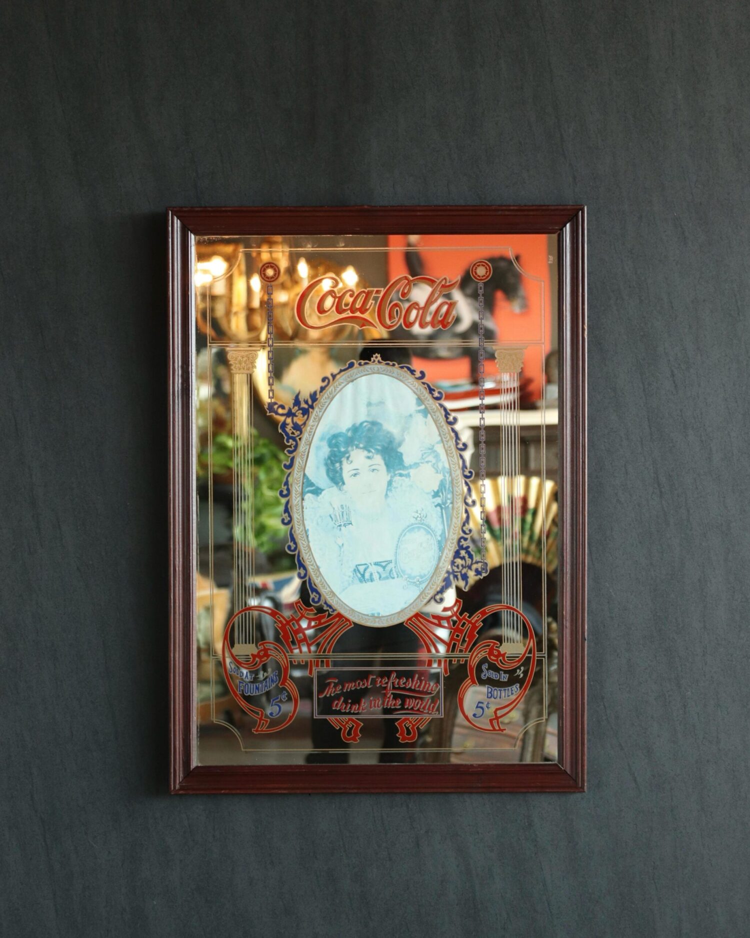 Coca-Cola Cam Altı Boyama Ayna - Görsel 1