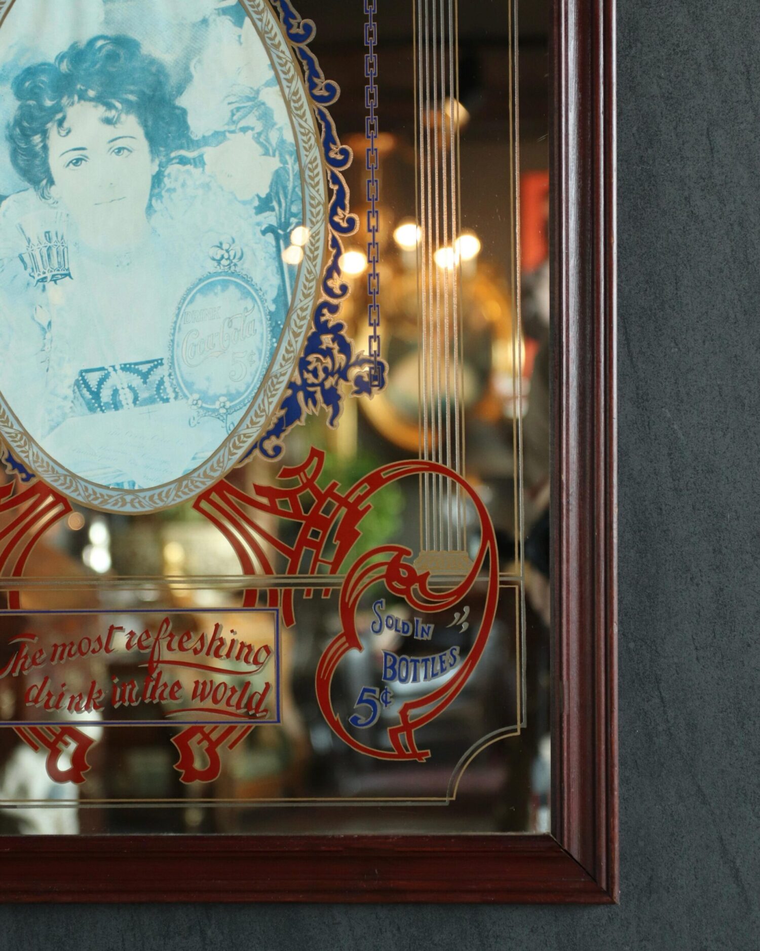 Coca-Cola Cam Altı Boyama Ayna - Görsel 2