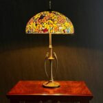 Kuş Motifli Tiffany Lamba