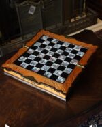 Uzak Doğu Temalı El Oyması Satranç Takımı