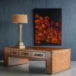 Timothy Oulton Deri Orta Sehpa