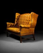 Hardal Rengi Chesterfield Kanepe