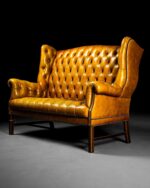 Hardal Rengi Chesterfield Kanepe - Görsel 5