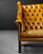 Hardal Rengi Chesterfield Kanepe - Görsel 4