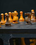 Tekerlekli Satranç Masası - Görsel 6