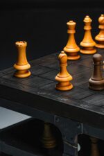 Tekerlekli Satranç Masası - Görsel 2