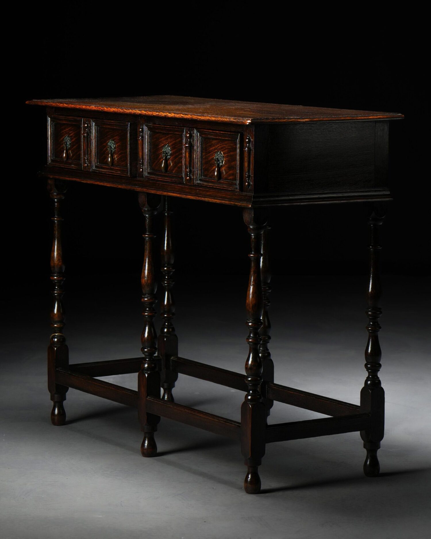 İngiliz Meşe Konsol - Görsel 2