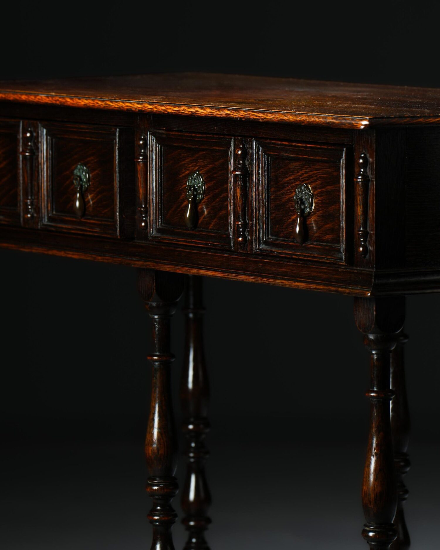 İngiliz Meşe Konsol - Görsel 7