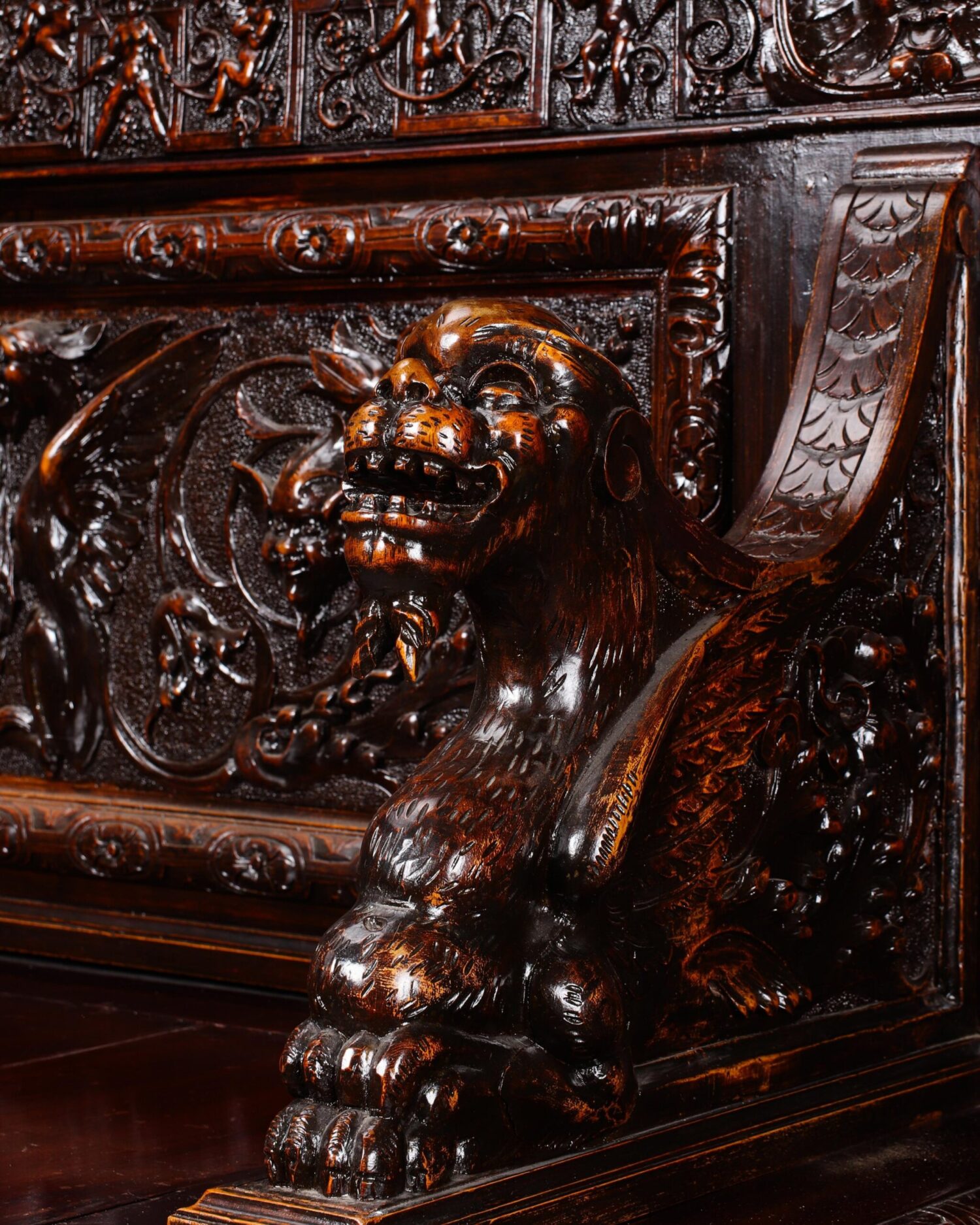 Ahşap Oyma Rönesans Bank - Görsel 10