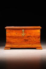 Pirinç Menteşeli Ahşap Sandık - Görsel 2