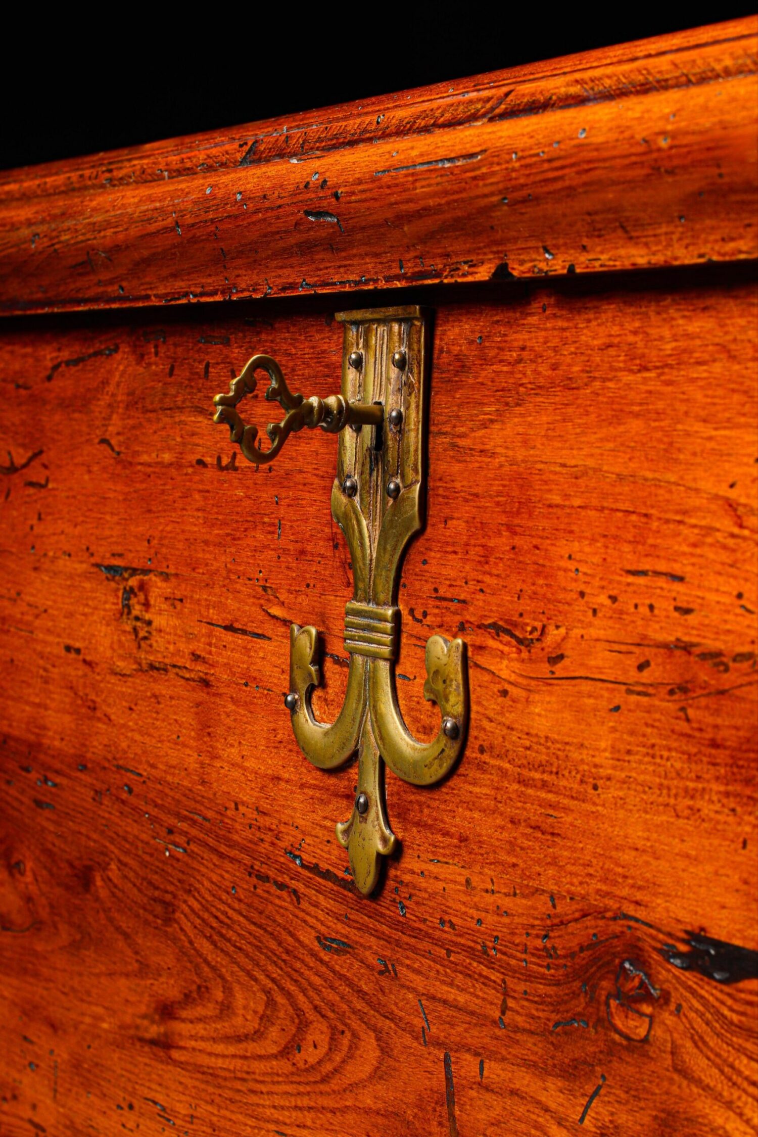 Pirinç Menteşeli Ahşap Sandık - Görsel 8