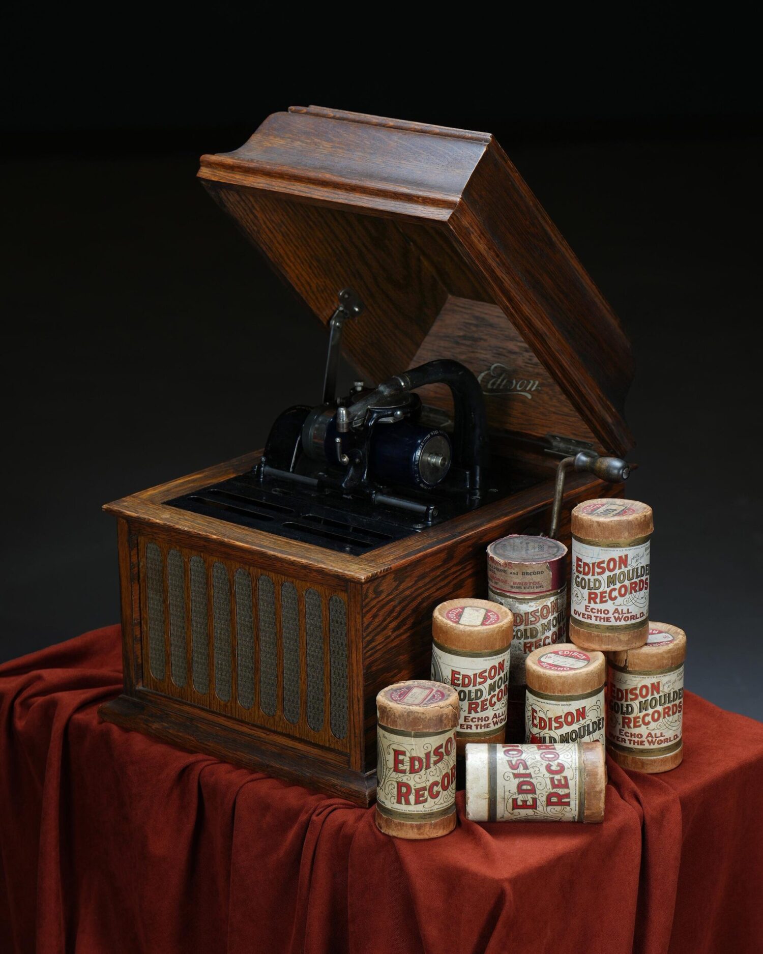 1000183207-scaled-1.jpg EDISON AMBEROLA 30 FONOGRAF - Görsel 2