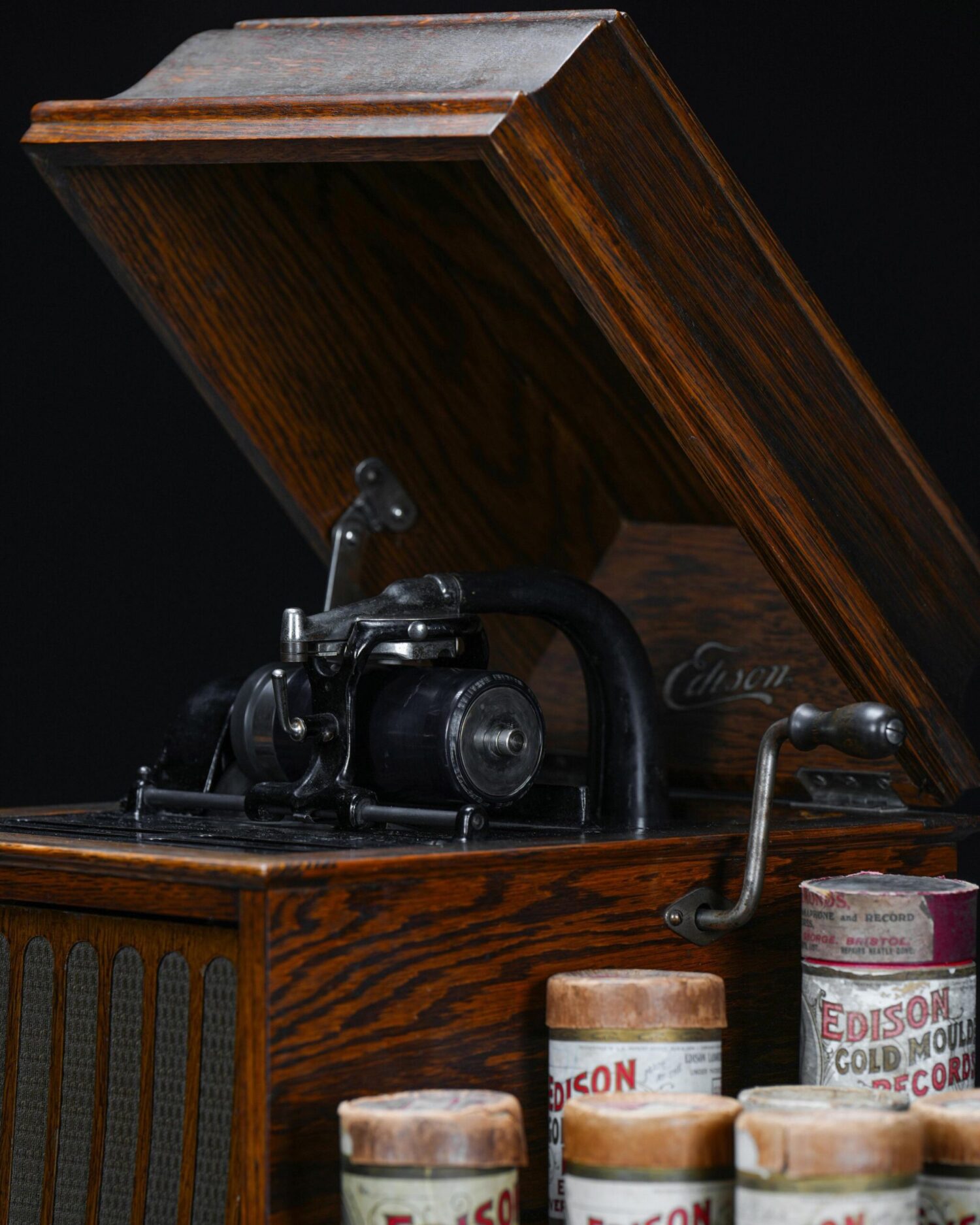 1000183209-scaled-1.jpg EDISON AMBEROLA 30 FONOGRAF - Görsel 6