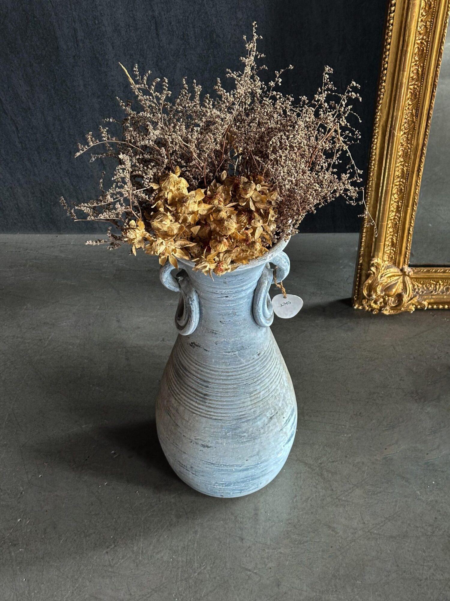 Beyaz Anfora Vazo - Görsel 2