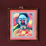 Vintage Palyaço Tablosu