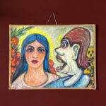 Karton Üzeri Karışık Teknik - İmzalı