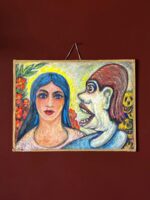 Karton Üzeri Karışık Teknik - İmzalı