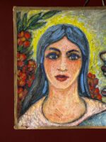 Karton Üzeri Karışık Teknik - İmzalı - Görsel 2