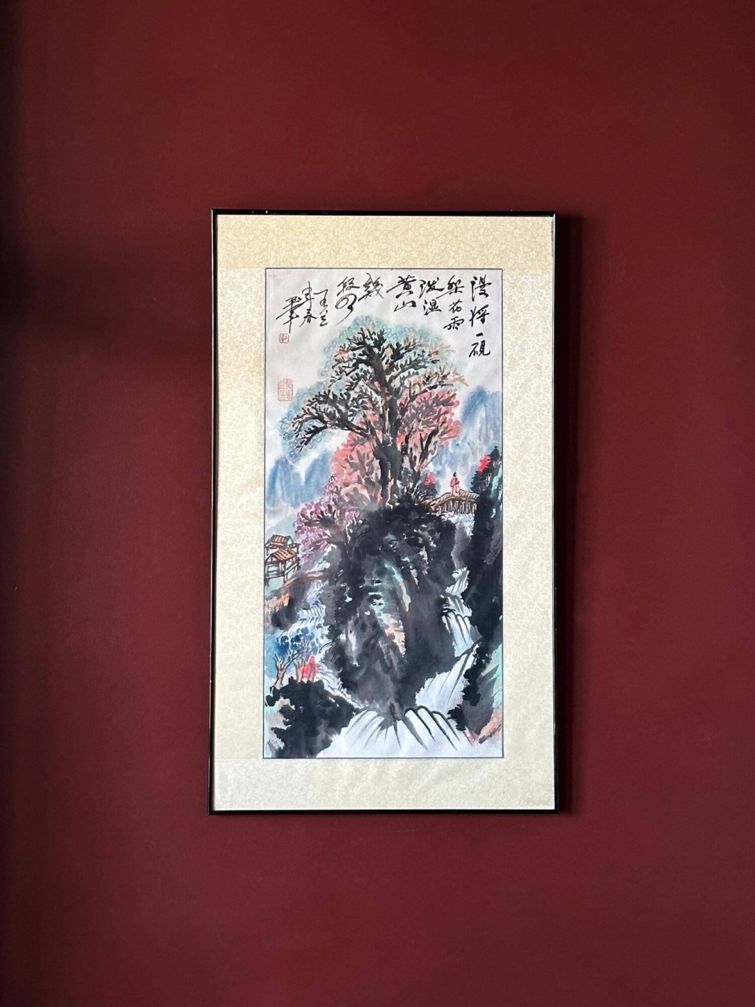 Japon Sulu Boya Tablo - Görsel 1