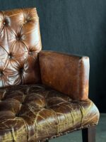 Deri Chesterfield Koltuk - Görsel 2