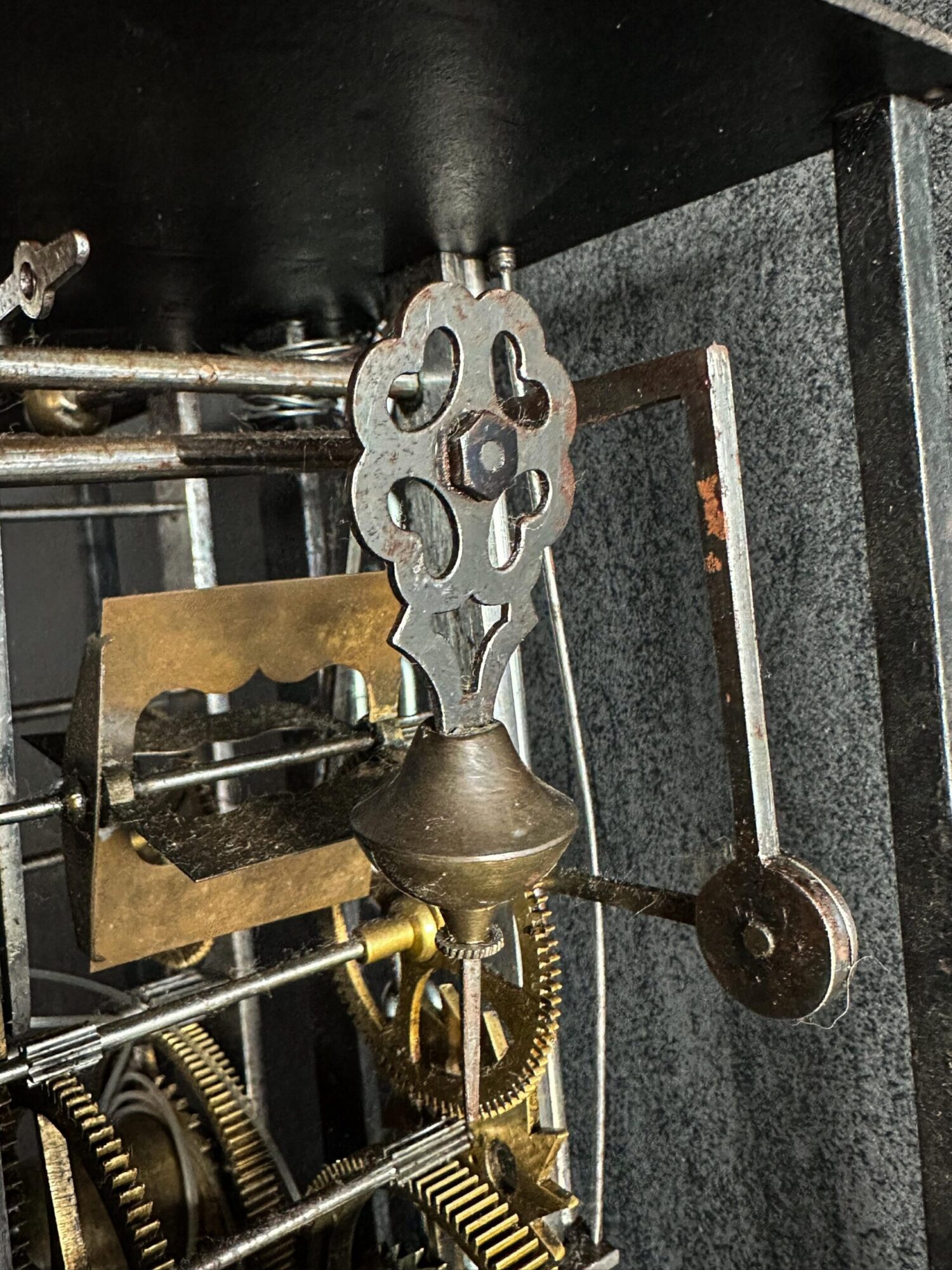 Antika Fransız Duvar Saati - Görsel 3