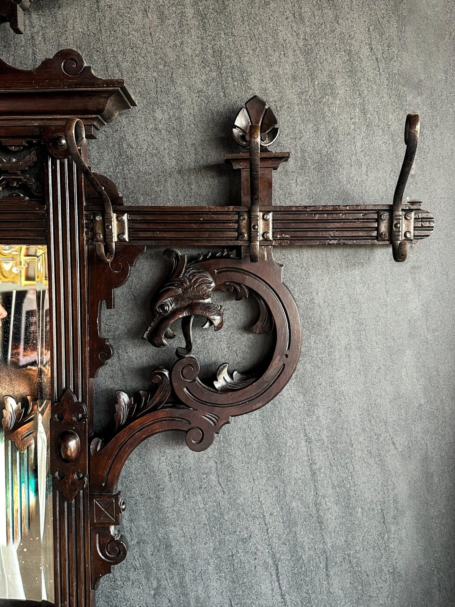 Antika Hall Tree - Görsel 3