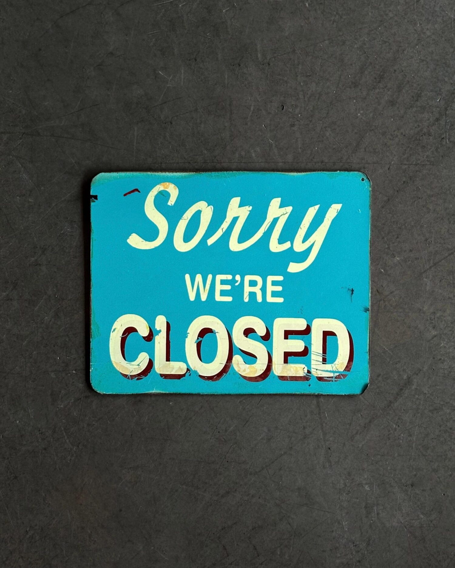 Çift Taraflı Metal Tabela - Görsel 2