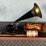 Columbia Graphophone Co. Antika Fonograf